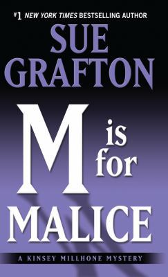 M Is for Malice: A Kinsey Millhone Mystery [Large Print] 1410487520 Book Cover