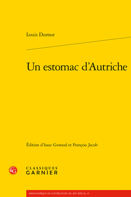 Un Estomac d'Autriche [French] 2406123340 Book Cover