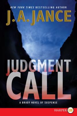Judgment Call: A Brady Novel of Suspense [Large Print] 0062128388 Book Cover