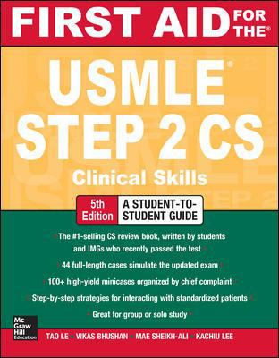 First Aid for the USMLE Step 2 CS 0071804269 Book Cover