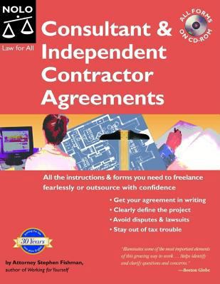 Consultant And Independent Contractor Agreement... 1413303730 Book Cover