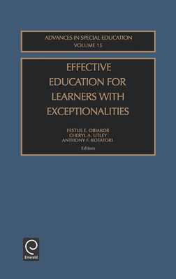 Effective Education for Learners with Exception... 076230975X Book Cover