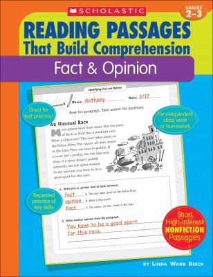 Fact & Opinion (Reading Passages That Build Com... 0439554225 Book Cover