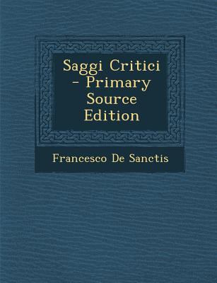 Saggi Critici [Italian] 1287495192 Book Cover