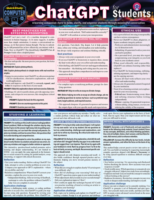ChatGPT for Students: A Quickstudy Laminated Re... 1423251903 Book Cover