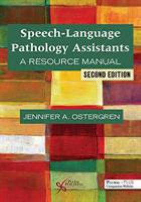 Speech-Language Pathology Assistants: A Resourc... 1944883266 Book Cover