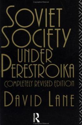 Soviet Society Under Perestroika 0415076005 Book Cover