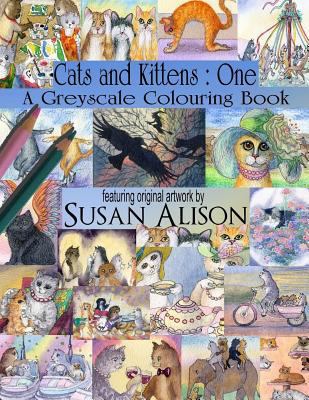 Cats and Kittens: One: A cat lover's greyscale ... 1724731696 Book Cover