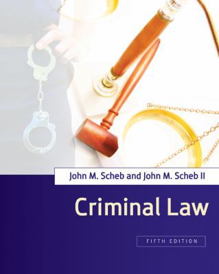 Criminal Law 0495504807 Book Cover