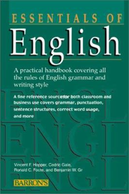 Essentials of English (BARRON'S ESSENTIALS OF E... 0764113674 Book Cover