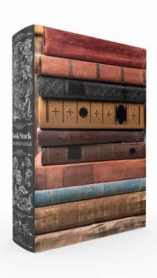 Game Book Stack Book Box Puzzle 1000 Piece, Clamshell Book