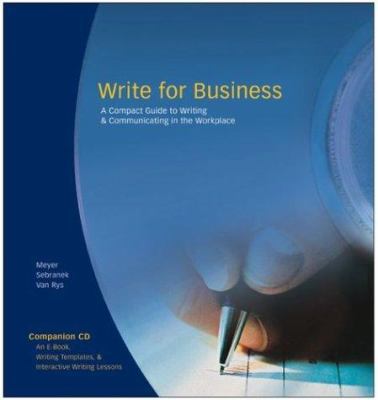 Write Source: Write for Business Book and CD-RO... 1932436006 Book Cover