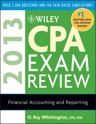 Wiley CPA Exam Review 2013, Financial Accountin... 1118277228 Book Cover