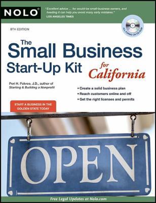 The Small Business Start-Up Kit for California 1413311008 Book Cover
