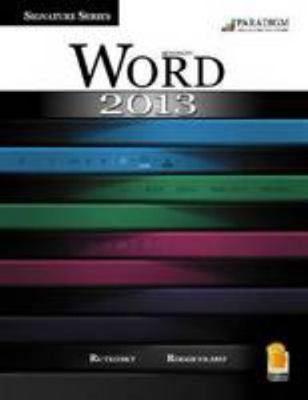Signature Microsoft Word 2013 - Text With Data ... 076385199X Book Cover