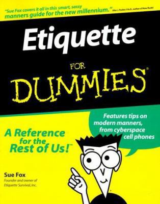 Etiquette for Dummies 0764551701 Book Cover