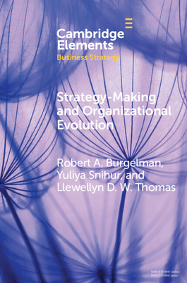 Strategy-Making and Organizational Evolution 1108983987 Book Cover