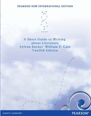 Short Guide to writing about Literature:Pearson... 1292040912 Book Cover