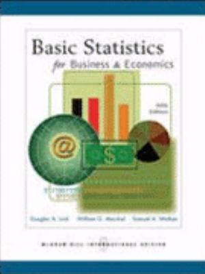 Basic Statistics for Business & Economics 0071244611 Book Cover