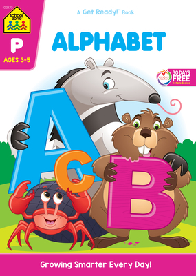 School Zone Alphabet 64-Page Workbook 1601591306 Book Cover