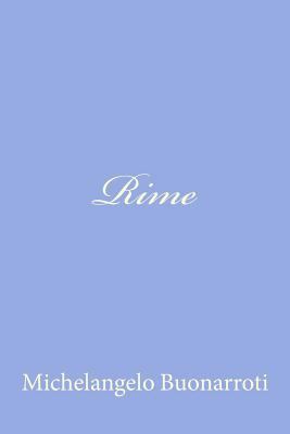 Rime [Italian] 1477663479 Book Cover