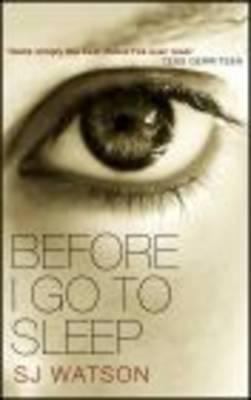 Before I Go to Sleep 0857520180 Book Cover