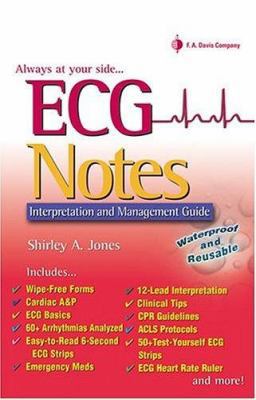 ECG Notes: Interpretation and Management 0803613474 Book Cover