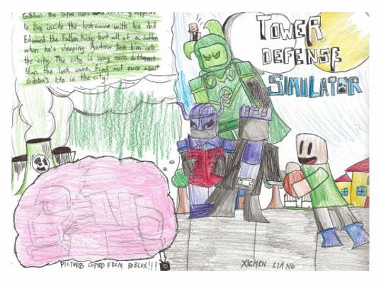 Hardcover Tower Defense Simulator Book