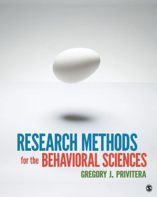 Research Methods for the Behavioral Sciences 1412975115 Book Cover