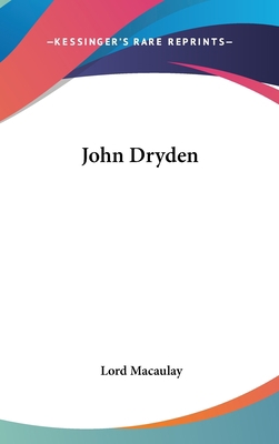 John Dryden 1161588868 Book Cover
