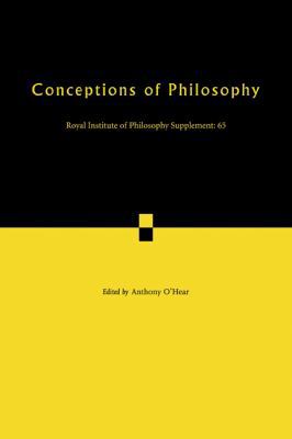 Conceptions of Philosophy 0521138574 Book Cover