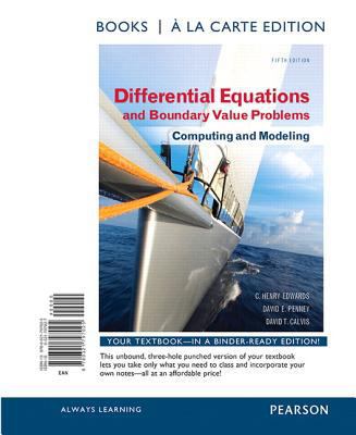 Differential Equations and Boundary Value Probl... 0321797027 Book Cover
