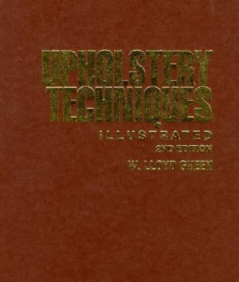 Upholstery Techniques Illustrated 0070236224 Book Cover