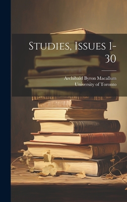 Studies, Issues 1-30 1020630612 Book Cover