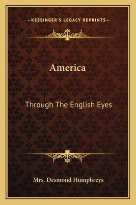 America: Through The English Eyes 116377507X Book Cover