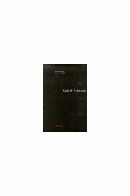 Rudolf Arnheim: Revealing Vision 047210859X Book Cover