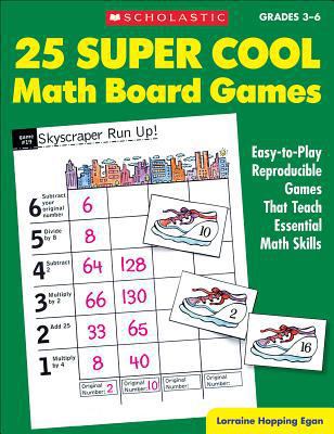 25 Super Cool Math Board Games : Easy-to-Play R... B00AHFTFKE Book Cover