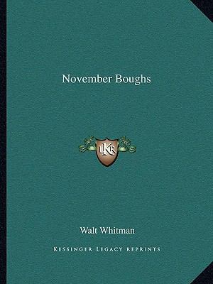 November Boughs 1162676558 Book Cover