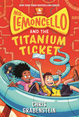 Mr. Lemoncello and the Titanium Ticket B0GN14M4LB Book Cover