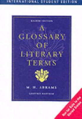 A Glossary of Literary Terms 1413004563 Book Cover