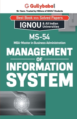 MS-54 Management of Information System 9382688846 Book Cover