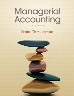 Managerial Accounting 0136091164 Book Cover