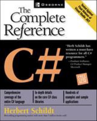 C# : The Complete Reference 0072134852 Book Cover