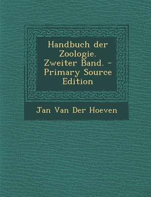 Handbuch Der Zoologie. Zweiter Band. [German] 1287617840 Book Cover