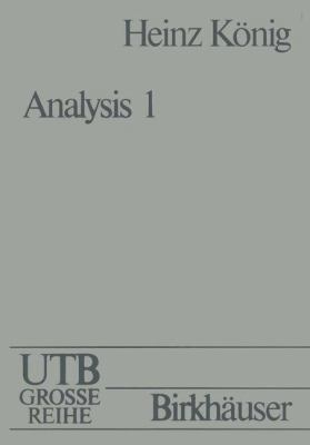 Analysis I [German] 3764316152 Book Cover