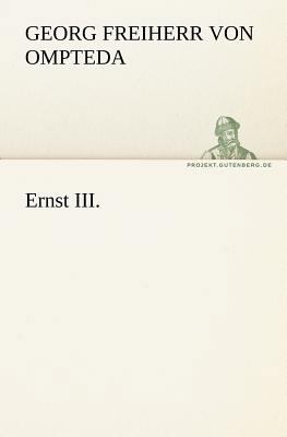 Ernst III. [German] 3842410212 Book Cover