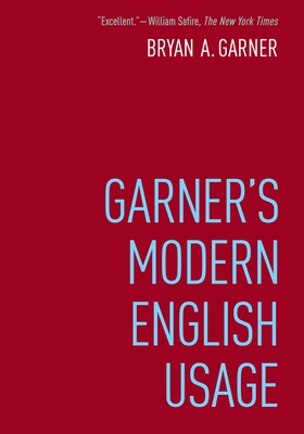 Garner's Modern English Usage 0190491485 Book Cover