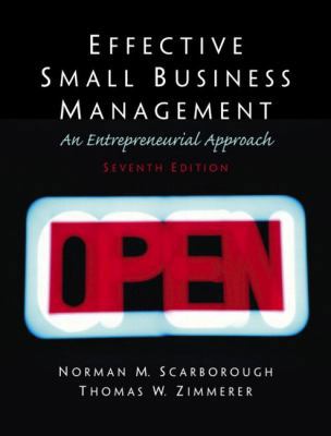 Effective Small Business Management: A Entrepre... 0130081167 Book Cover