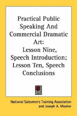 Practical Public Speaking And Commercial Dramat... 1432627376 Book Cover