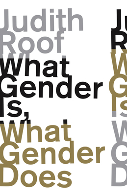 What Gender Is, What Gender Does 0816698589 Book Cover